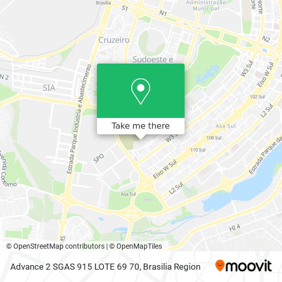 Advance 2   SGAS 915 LOTE 69 70 map