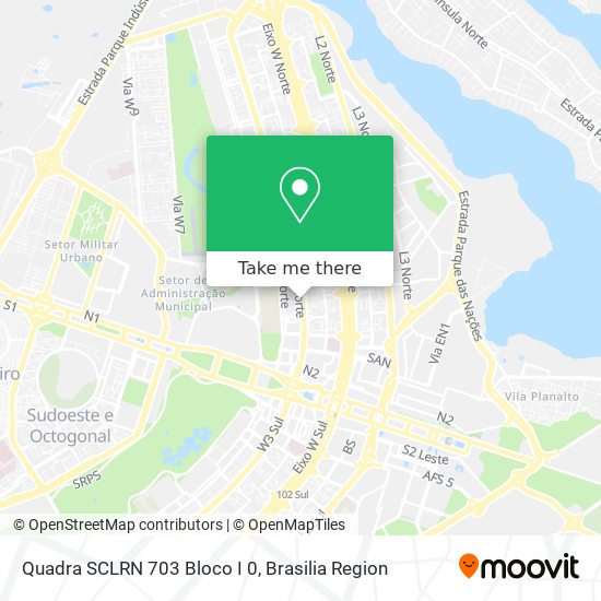 Quadra SCLRN 703 Bloco I 0 map