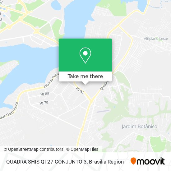 QUADRA SHIS QI 27 CONJUNTO 3 map