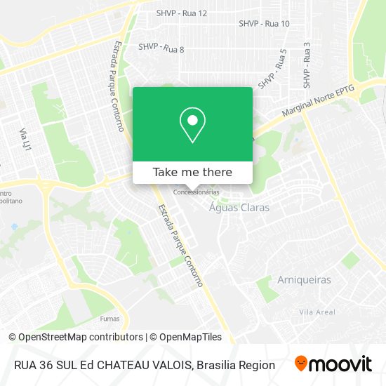 RUA 36 SUL Ed  CHATEAU VALOIS map