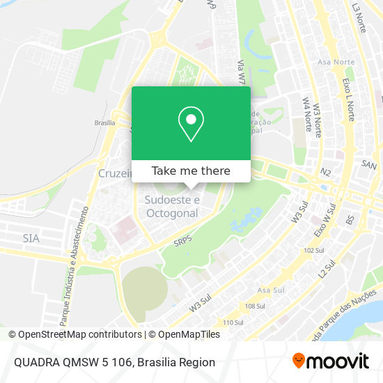 Mapa QUADRA QMSW 5 106