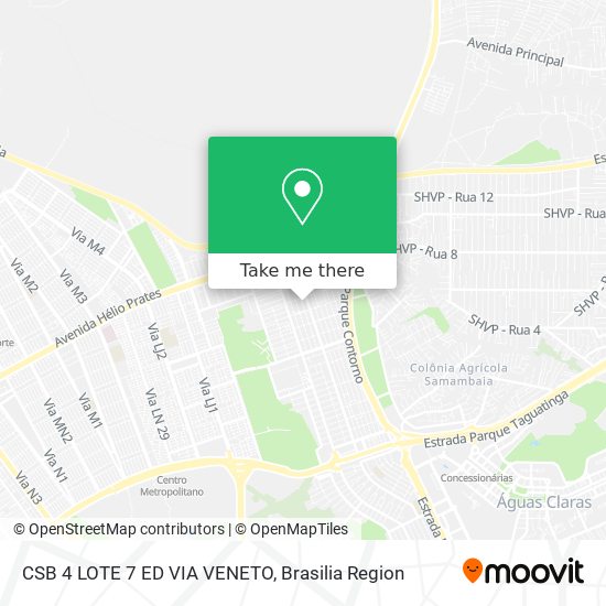 CSB 4 LOTE 7 ED  VIA VENETO map