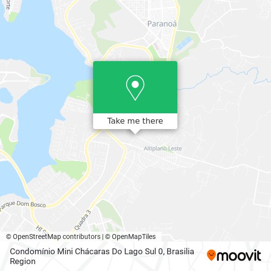 Condomínio Mini Chácaras Do Lago Sul 0 map