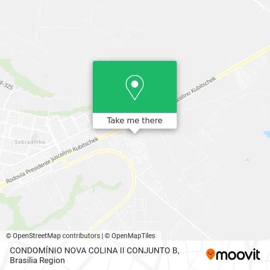 CONDOMÍNIO NOVA COLINA II CONJUNTO B map