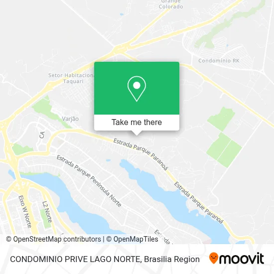 CONDOMINIO PRIVE LAGO NORTE map