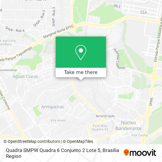 Quadra SMPW Quadra 6 Conjunto 2 Lote 5 map