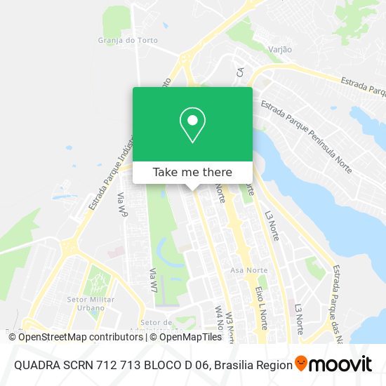 QUADRA SCRN 712 713 BLOCO D 06 map