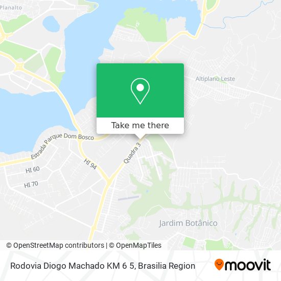 Rodovia Diogo Machado KM 6 5 map