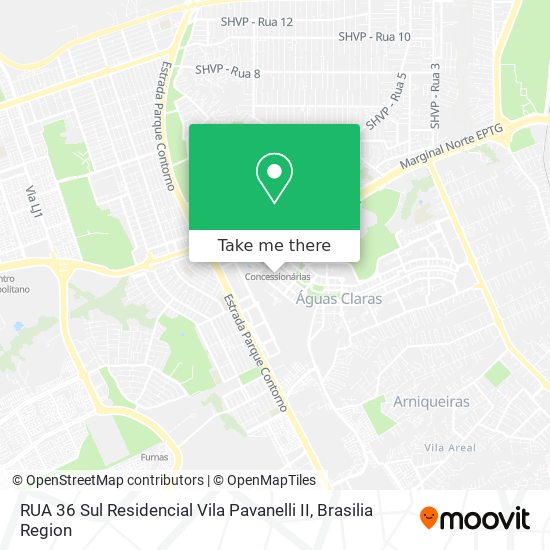 RUA 36 Sul   Residencial Vila Pavanelli II map