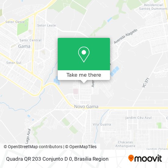 Quadra QR 203 Conjunto D 0 map