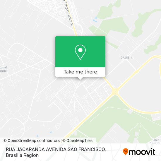 RUA JACARANDA   AVENIDA SÃO FRANCISCO map