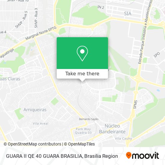 GUARA II QE 40   GUARA  BRASILIA map