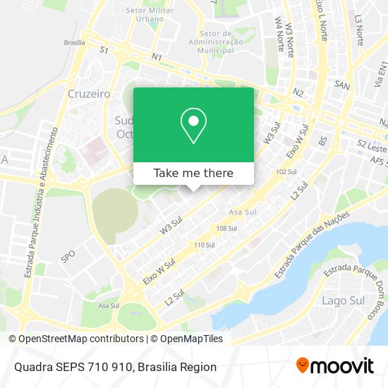 Quadra SEPS 710 910 map