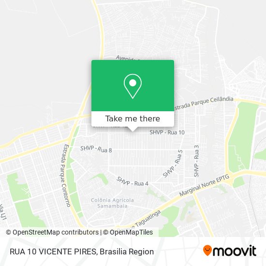 RUA 10 VICENTE PIRES map
