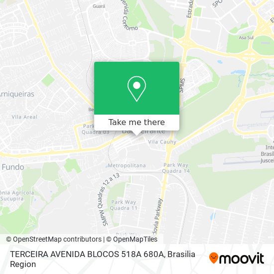 TERCEIRA AVENIDA BLOCOS 518A 680A map