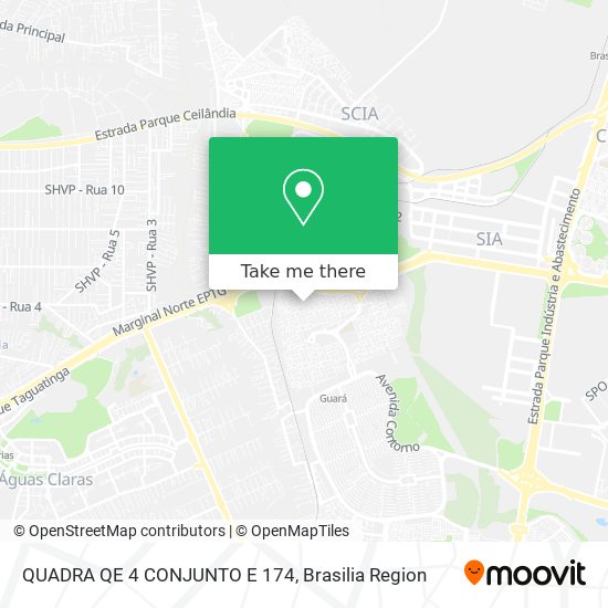 QUADRA QE 4 CONJUNTO E 174 map