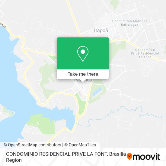 CONDOMINIO RESIDENCIAL PRIVE LA FONT map