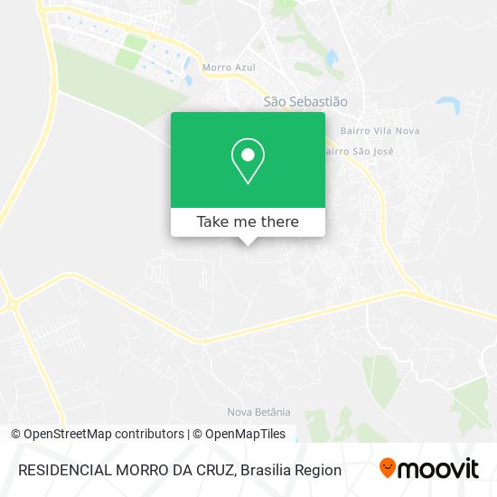 RESIDENCIAL MORRO DA CRUZ map