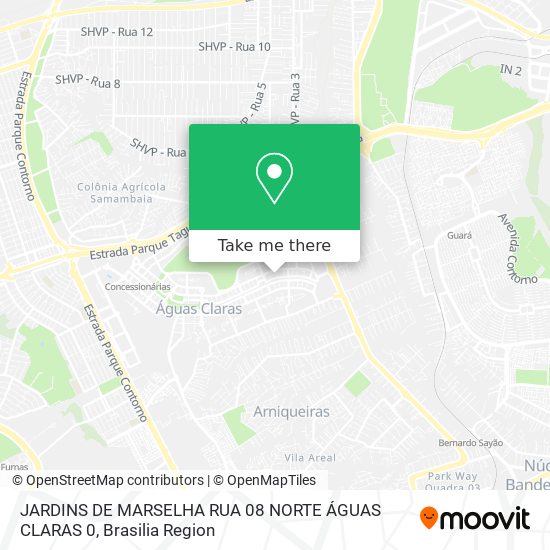 JARDINS DE MARSELHA  RUA 08 NORTE  ÁGUAS CLARAS 0 map
