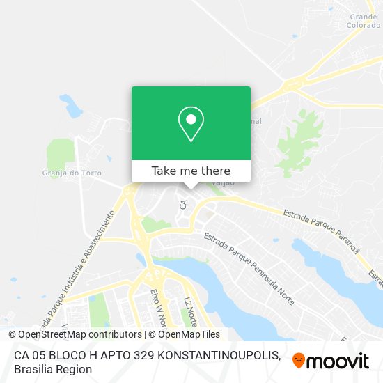 CA 05 BLOCO H APTO 329 KONSTANTINOUPOLIS map