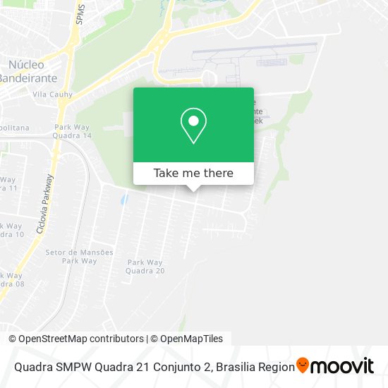 Quadra SMPW Quadra 21 Conjunto 2 map