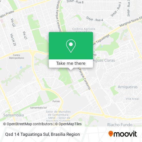 Qsd 14 Taguatinga Sul map
