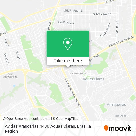 Av  das Araucárias  4400   Águas Claras map