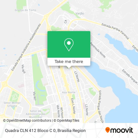 Quadra CLN 412 Bloco C 0 map