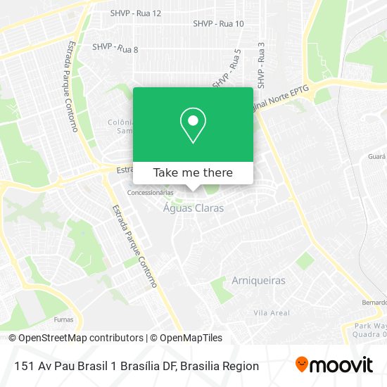 151  Av  Pau Brasil  1  Brasília   DF map