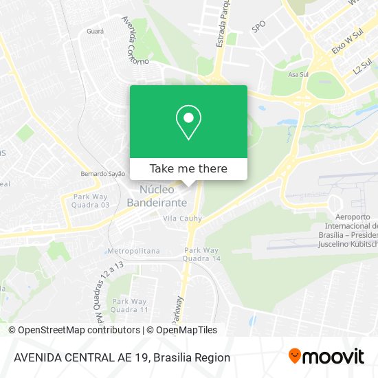AVENIDA CENTRAL AE 19 map