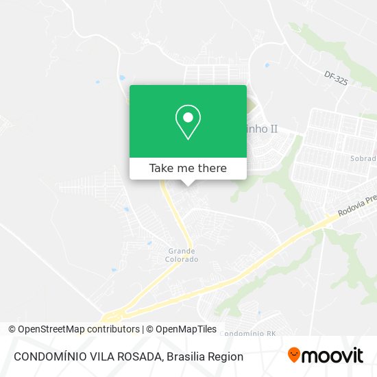 CONDOMÍNIO VILA ROSADA map