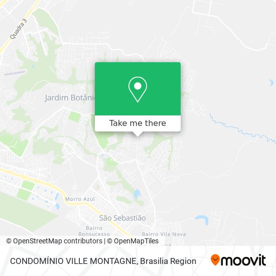 CONDOMÍNIO VILLE MONTAGNE map