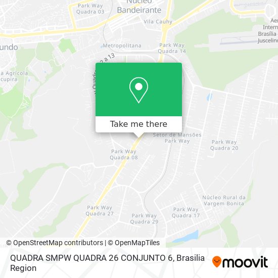 QUADRA SMPW QUADRA 26 CONJUNTO 6 map