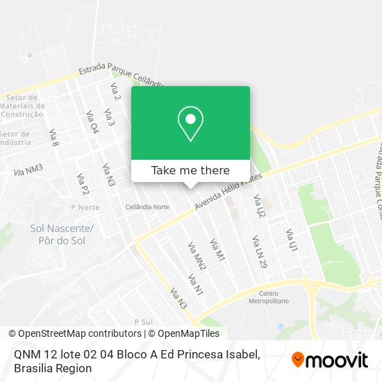 QNM 12 lote 02 04 Bloco A  Ed  Princesa Isabel map