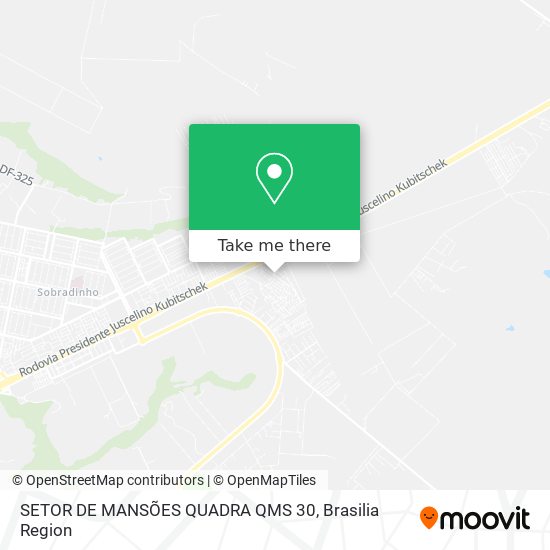 SETOR DE MANSÕES  QUADRA QMS 30 map