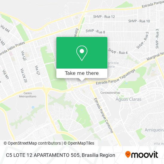 C5 LOTE 12 APARTAMENTO 505 map