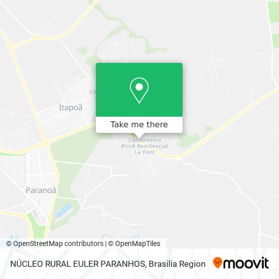 NÚCLEO RURAL EULER PARANHOS map