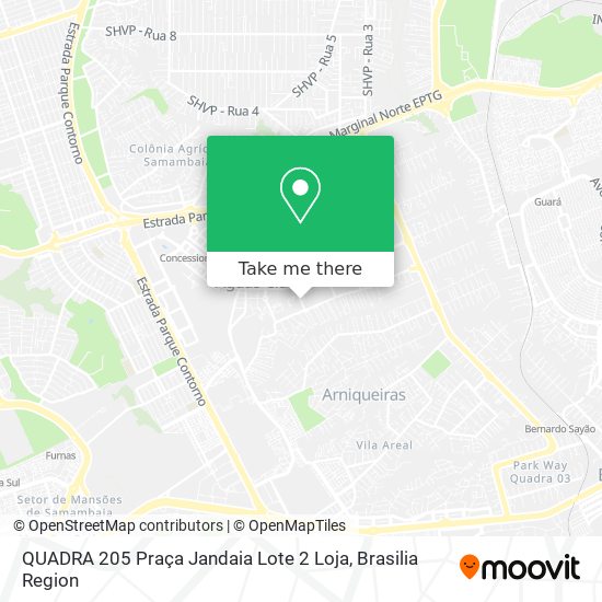 QUADRA 205 Praça Jandaia Lote 2 Loja map