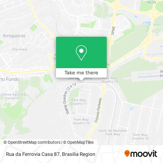 Rua da Ferrovia Casa 87 map