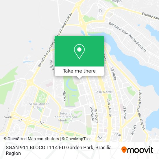 SGAN 911  BLOCO I  114  ED  Garden Park map