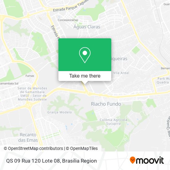 QS 09 Rua 120 Lote 08 map