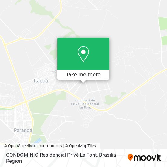 CONDOMÍNIO Residencial Privê La Font map