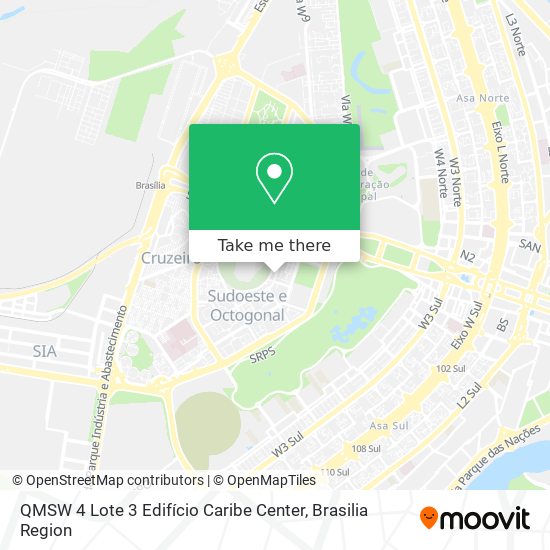 QMSW 4 Lote 3   Edifício Caribe Center map