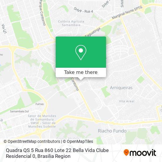 Quadra QS 5 Rua 860 Lote 22 Bella Vida Clube Residencial 0 map