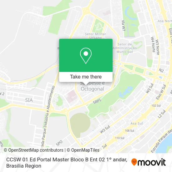 Mapa CCSW 01 Ed  Portal Master Bloco B Ent  02 1º andar