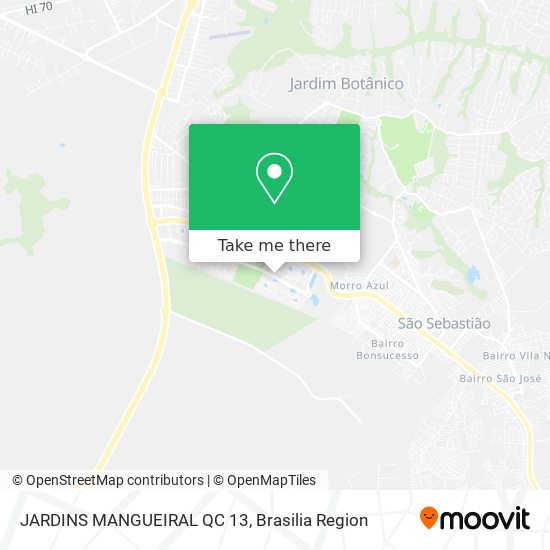 JARDINS MANGUEIRAL QC 13 map