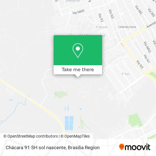 Chácara 91  SH sol nascente map