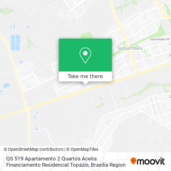 QS 519   Apartamento 2 Quartos   Aceita Financiamento   Residencial Topázio map