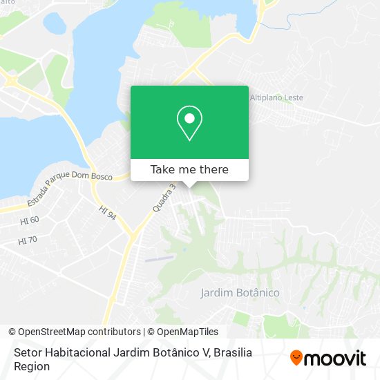 Setor Habitacional Jardim Botânico V map