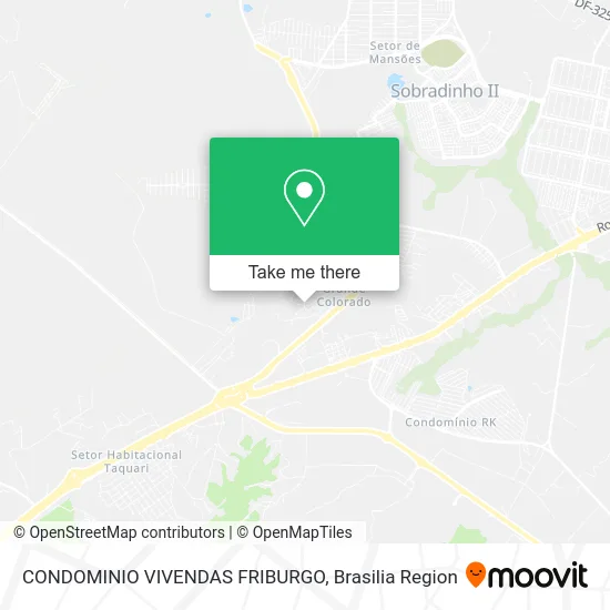 CONDOMINIO VIVENDAS FRIBURGO map